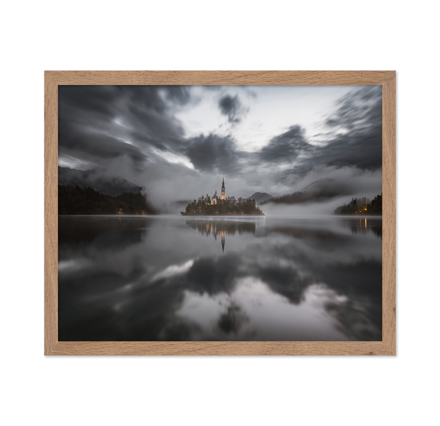 Misty Morning On The Lake Bled