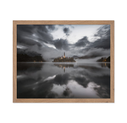 Misty Morning On The Lake Bled