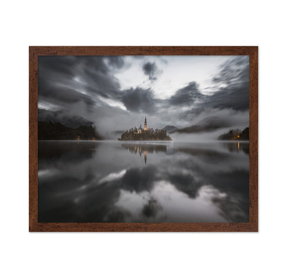 Misty Morning On The Lake Bled