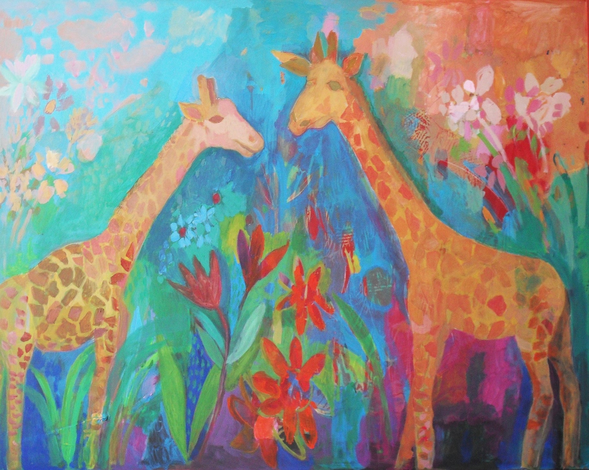 Giraffes In Love