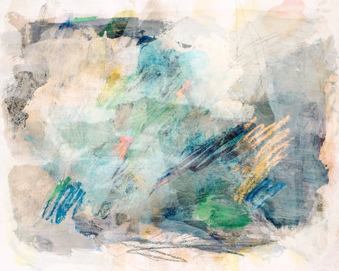 Soft Pastel Hues and Fluid Brushstrokes