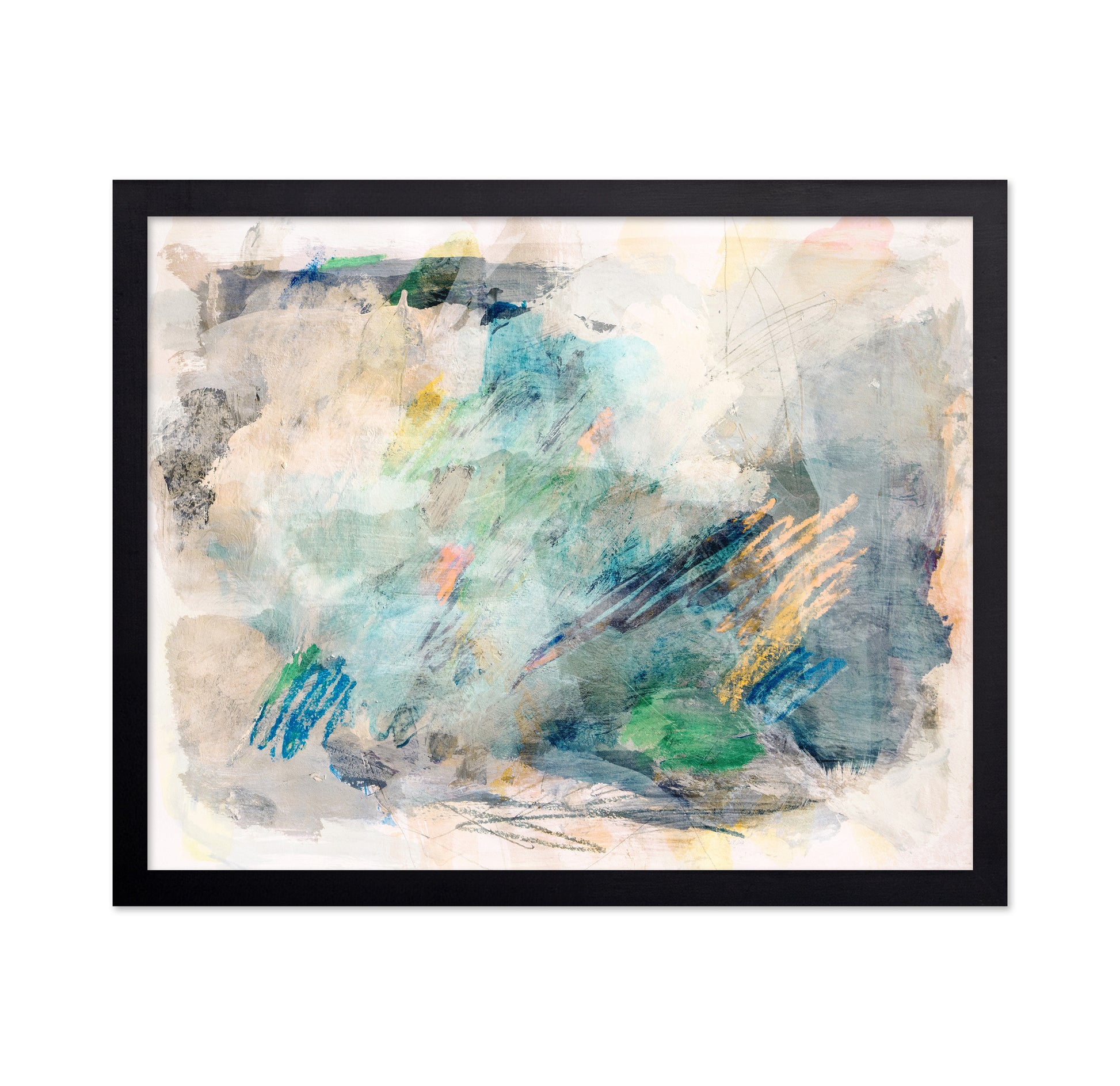 Soft Pastel Hues and Fluid Brushstrokes