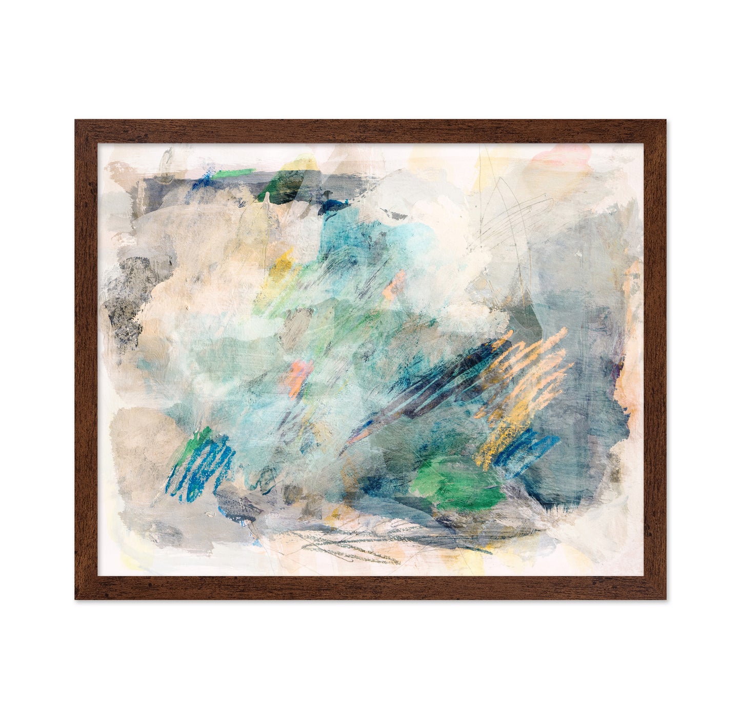 Soft Pastel Hues and Fluid Brushstrokes