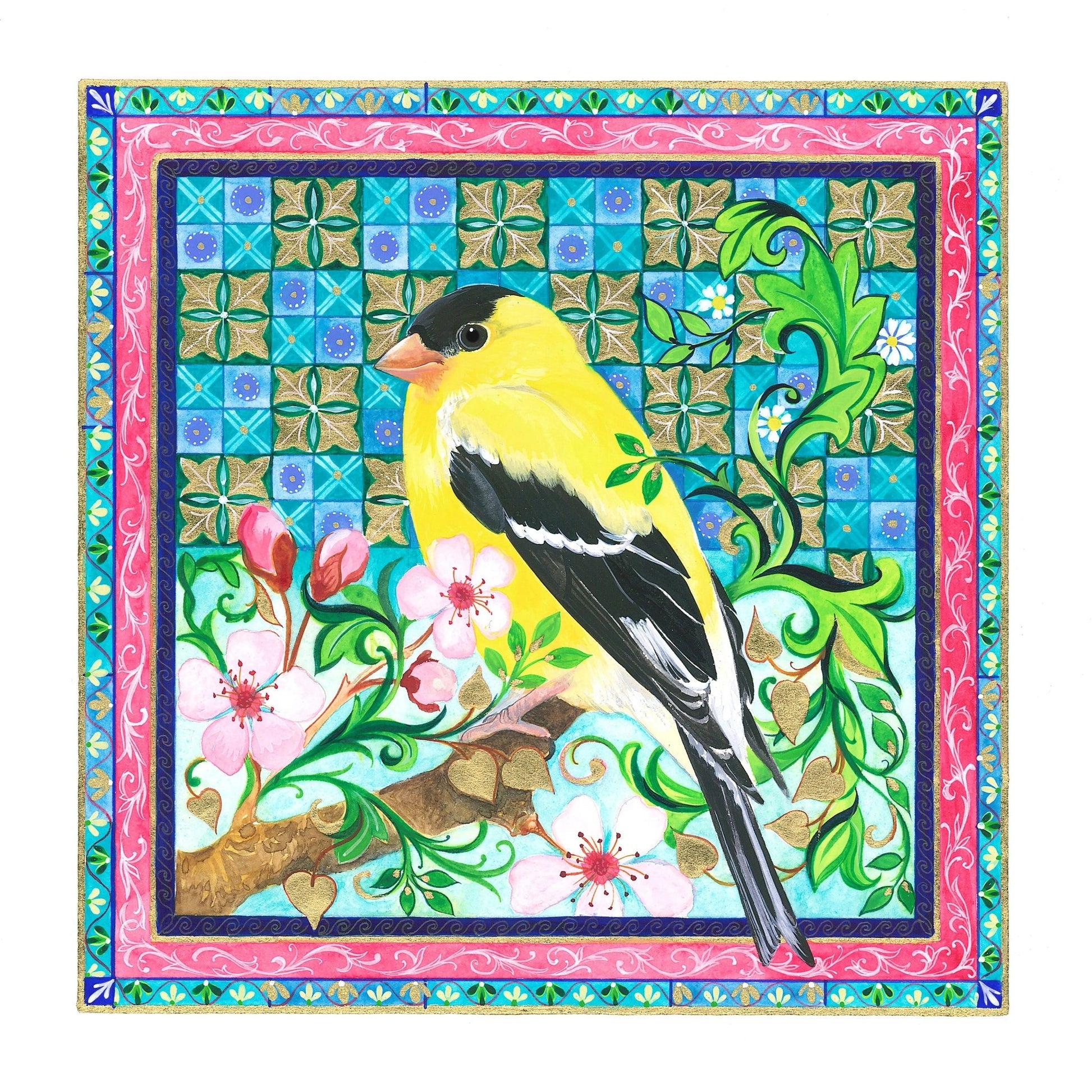 Goldfinch in Bloom