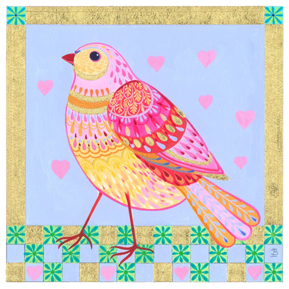 Jewelled Bird and Bouquet