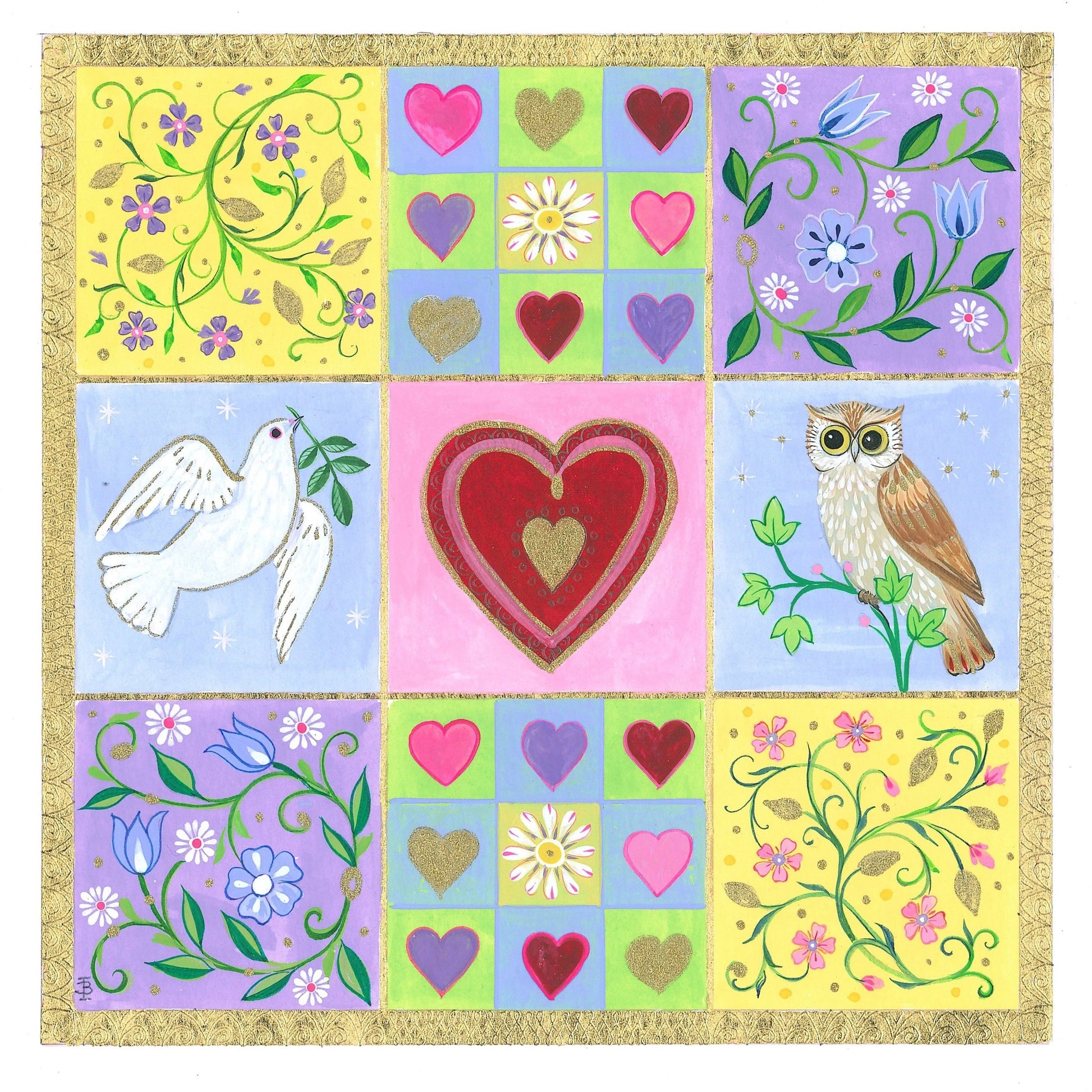 Art Colors Love And Peace