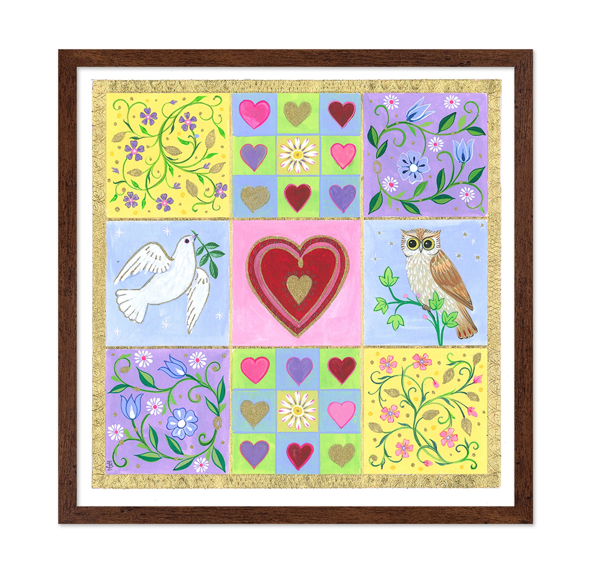 Art Colors Love And Peace