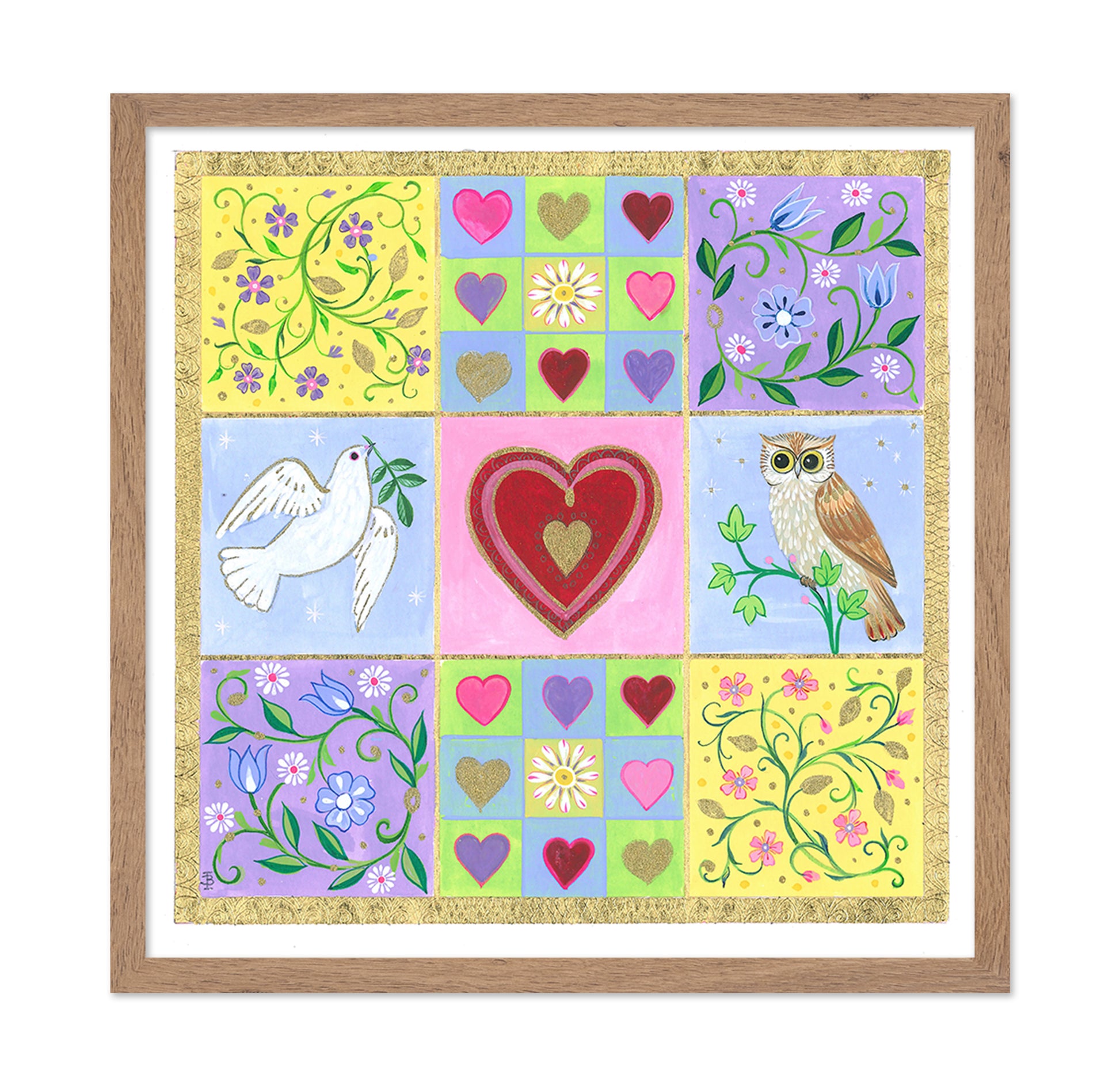 Art Colors Love And Peace