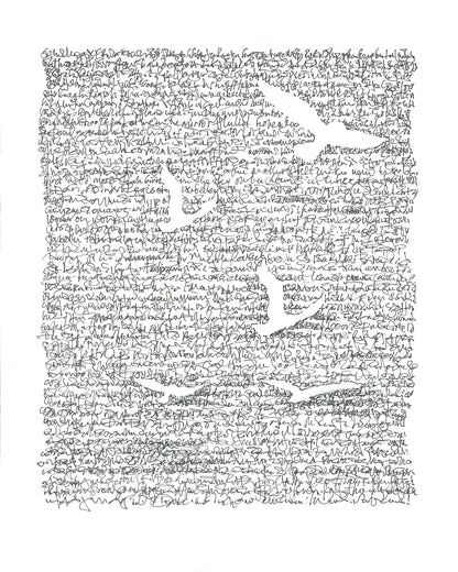 Abstract Scribble Letter