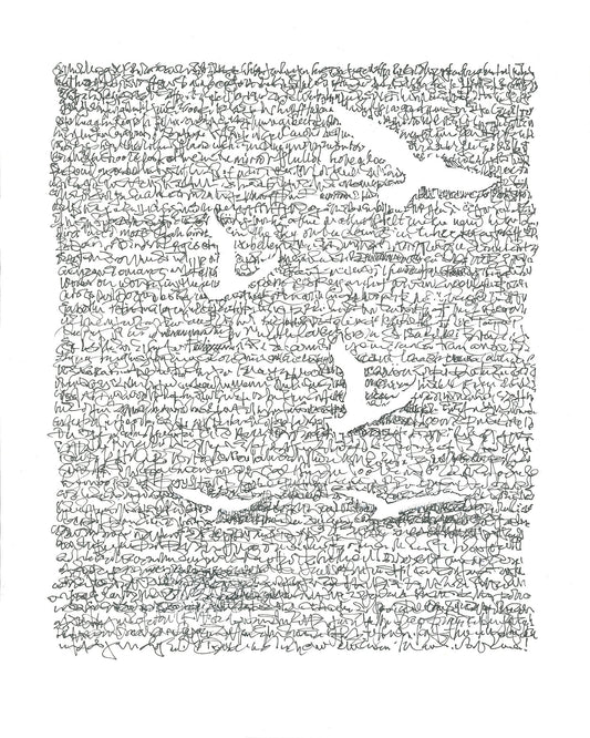 Abstract Scribble Letter
