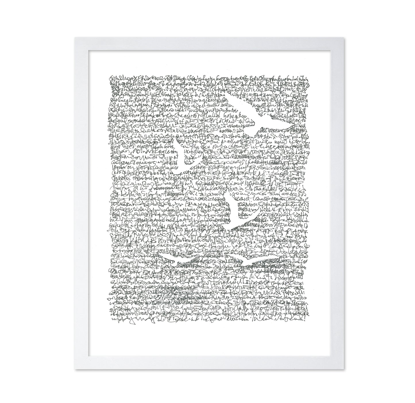 Abstract Scribble Letter