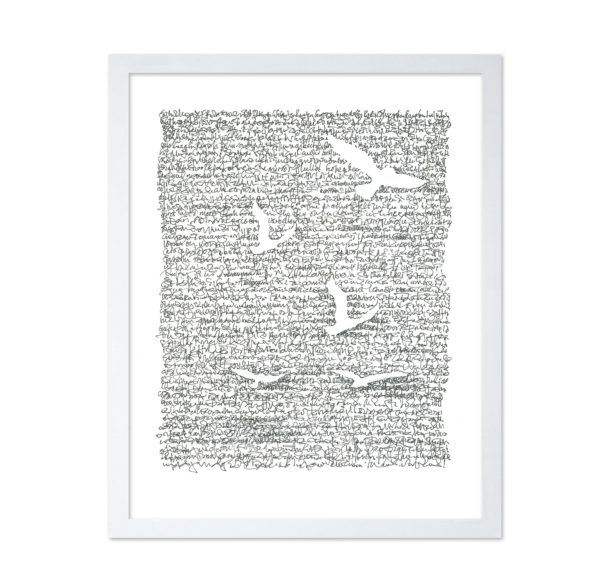 Abstract Scribble Letter