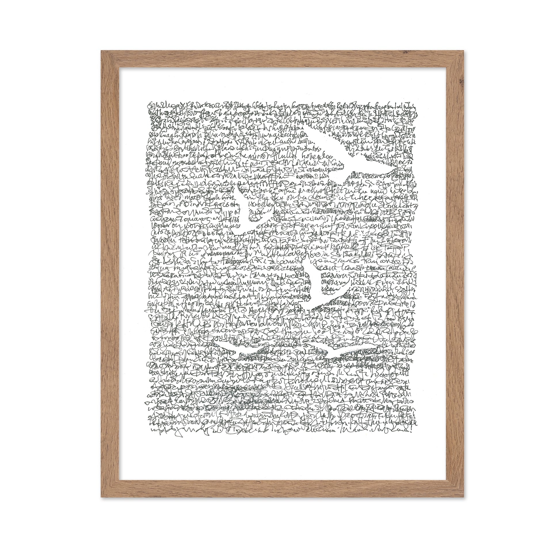 Abstract Scribble Letter