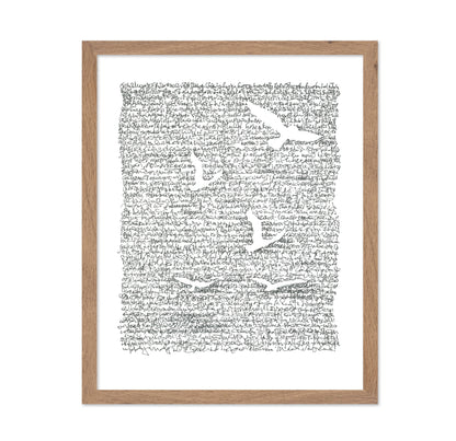 Abstract Scribble Letter