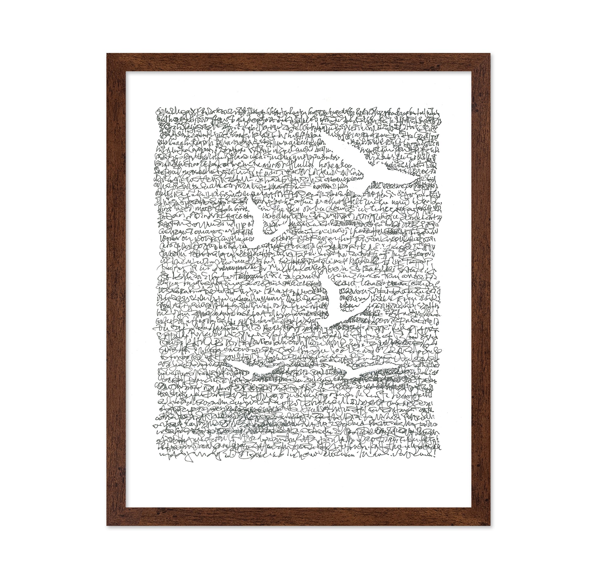 Abstract Scribble Letter