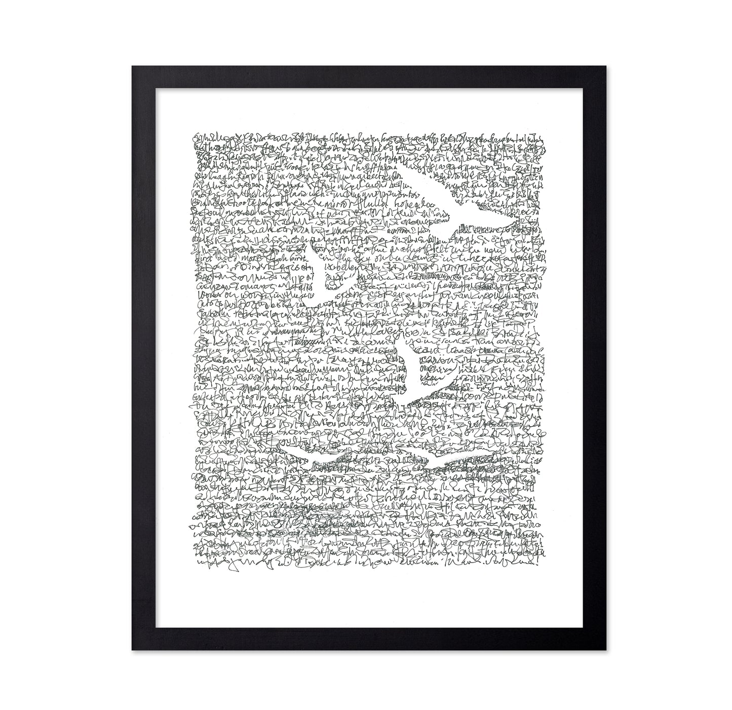 Abstract Scribble Letter