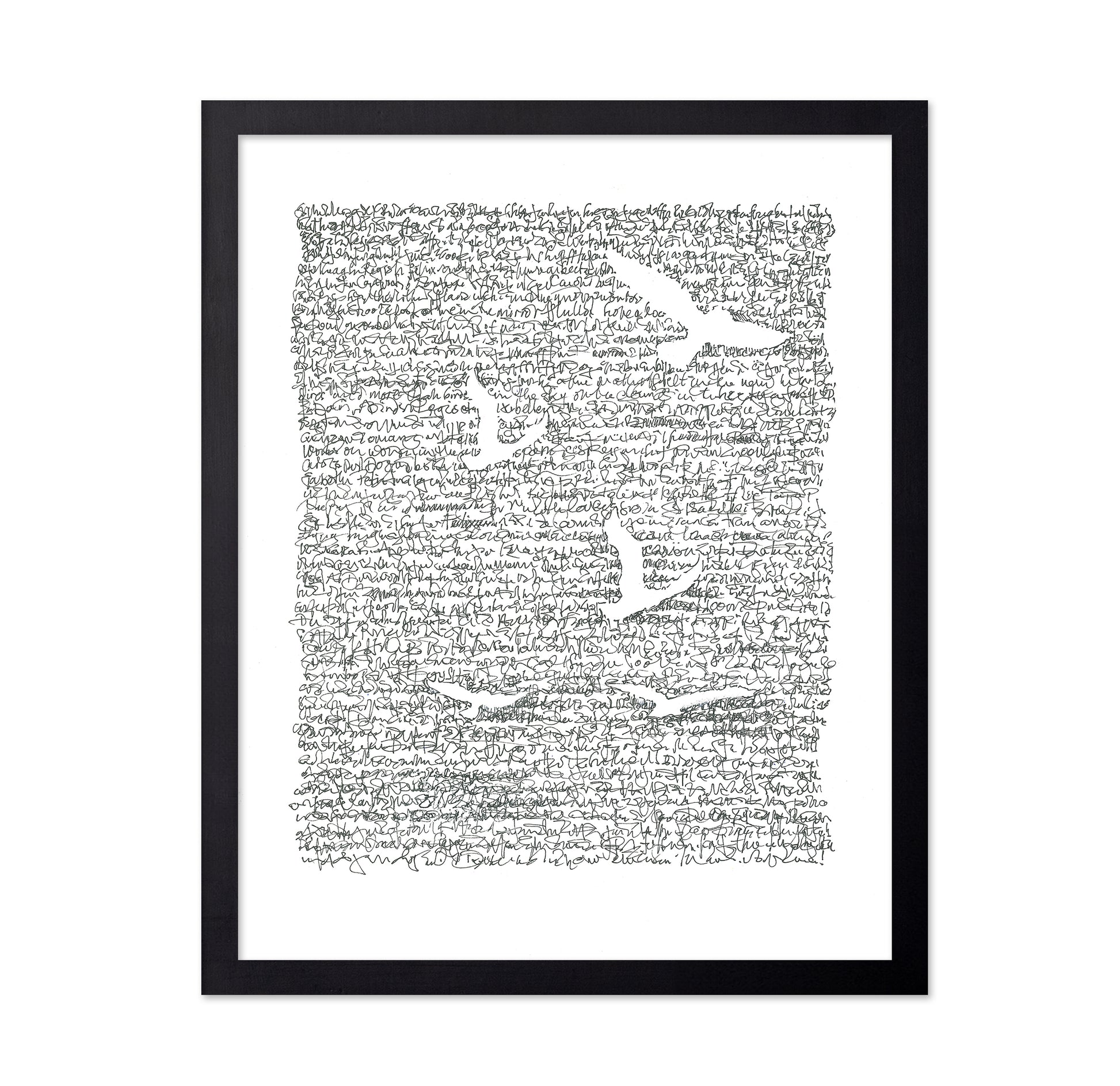 Abstract Scribble Letter