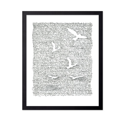 Abstract Scribble Letter