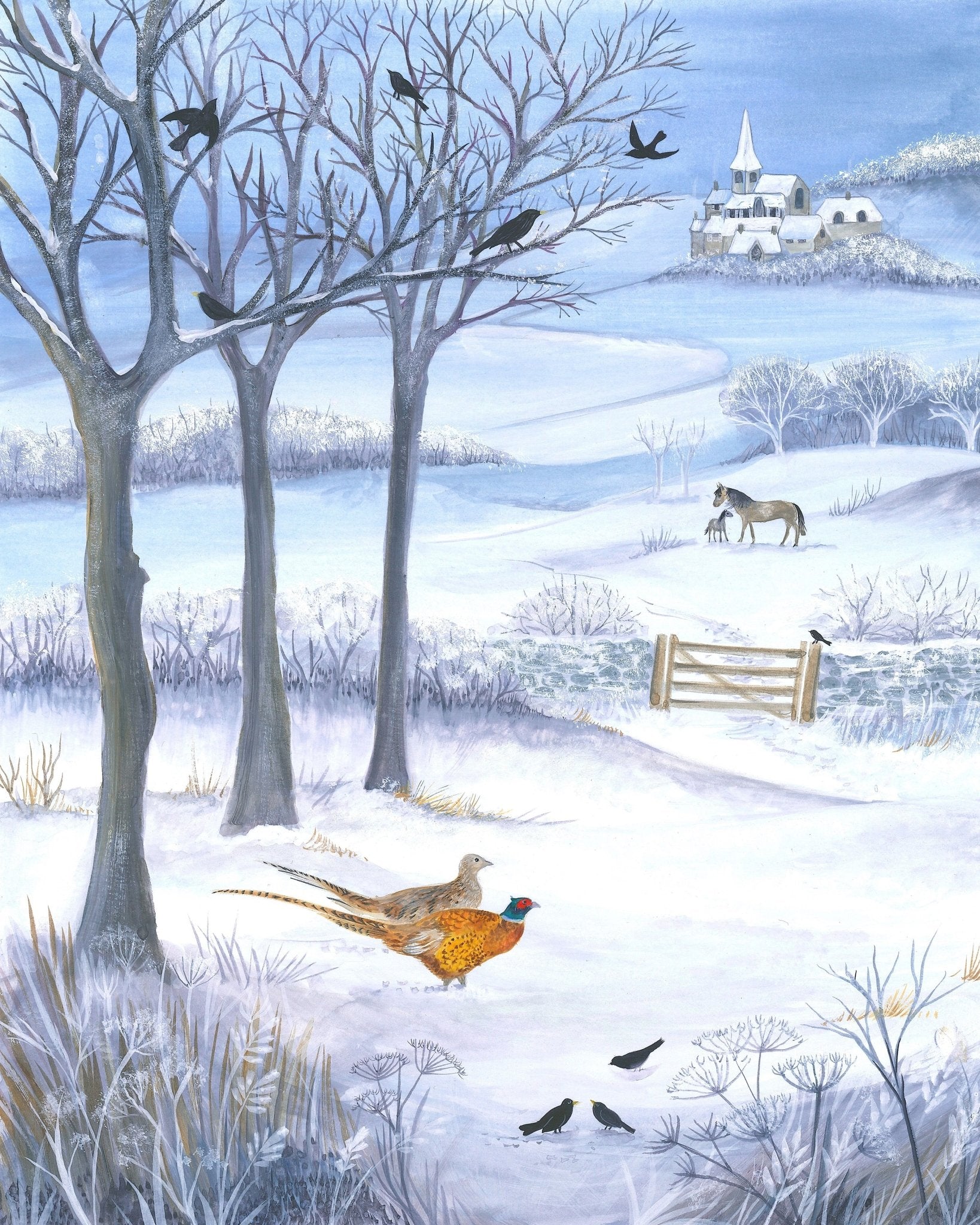 Beauty Of A Winter Landscape
