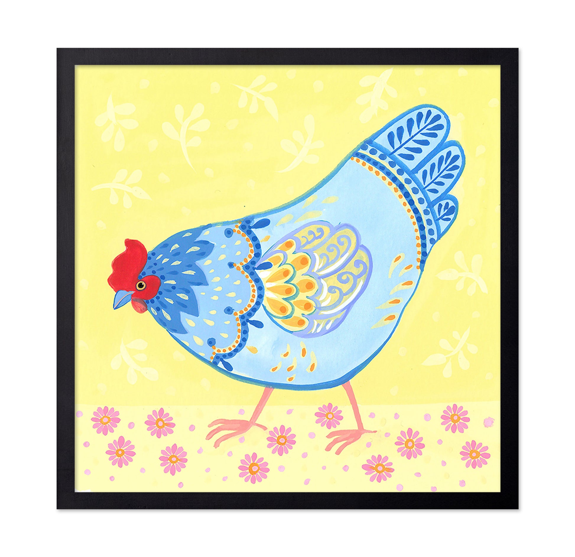 Colorful Hen Parade