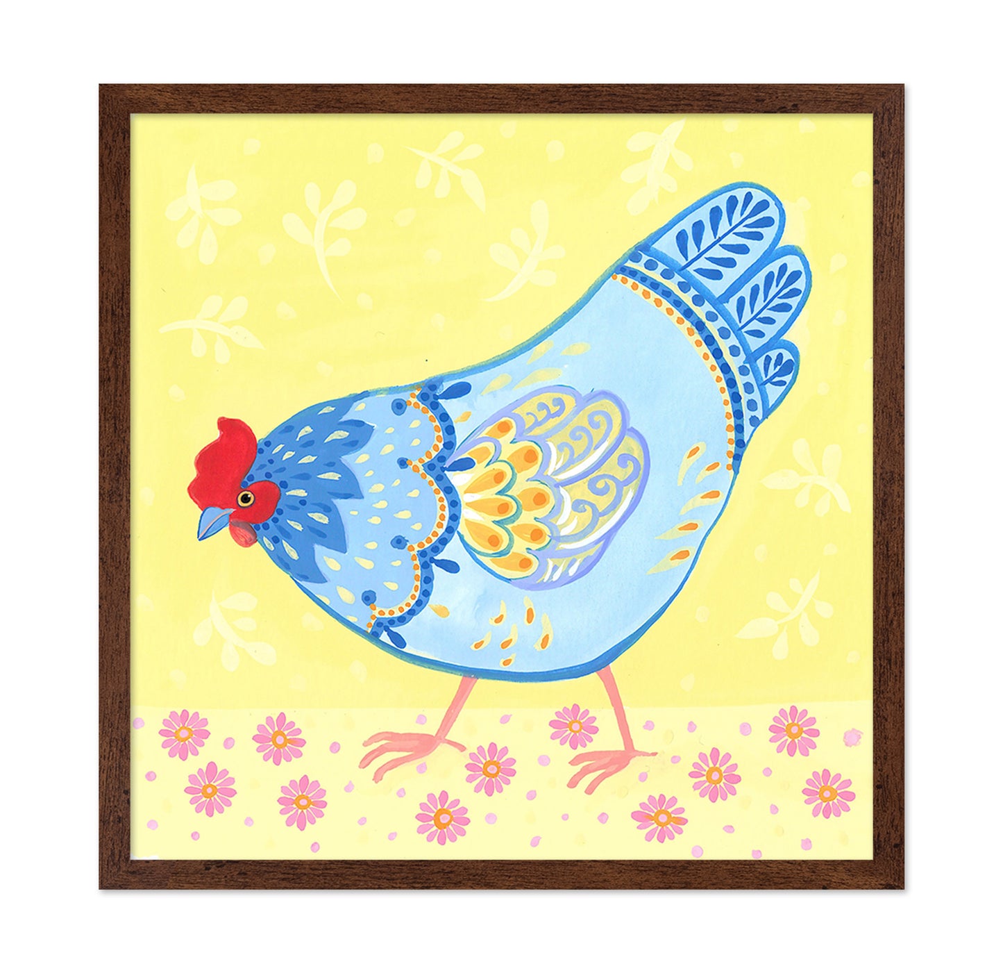Colorful Hen Parade