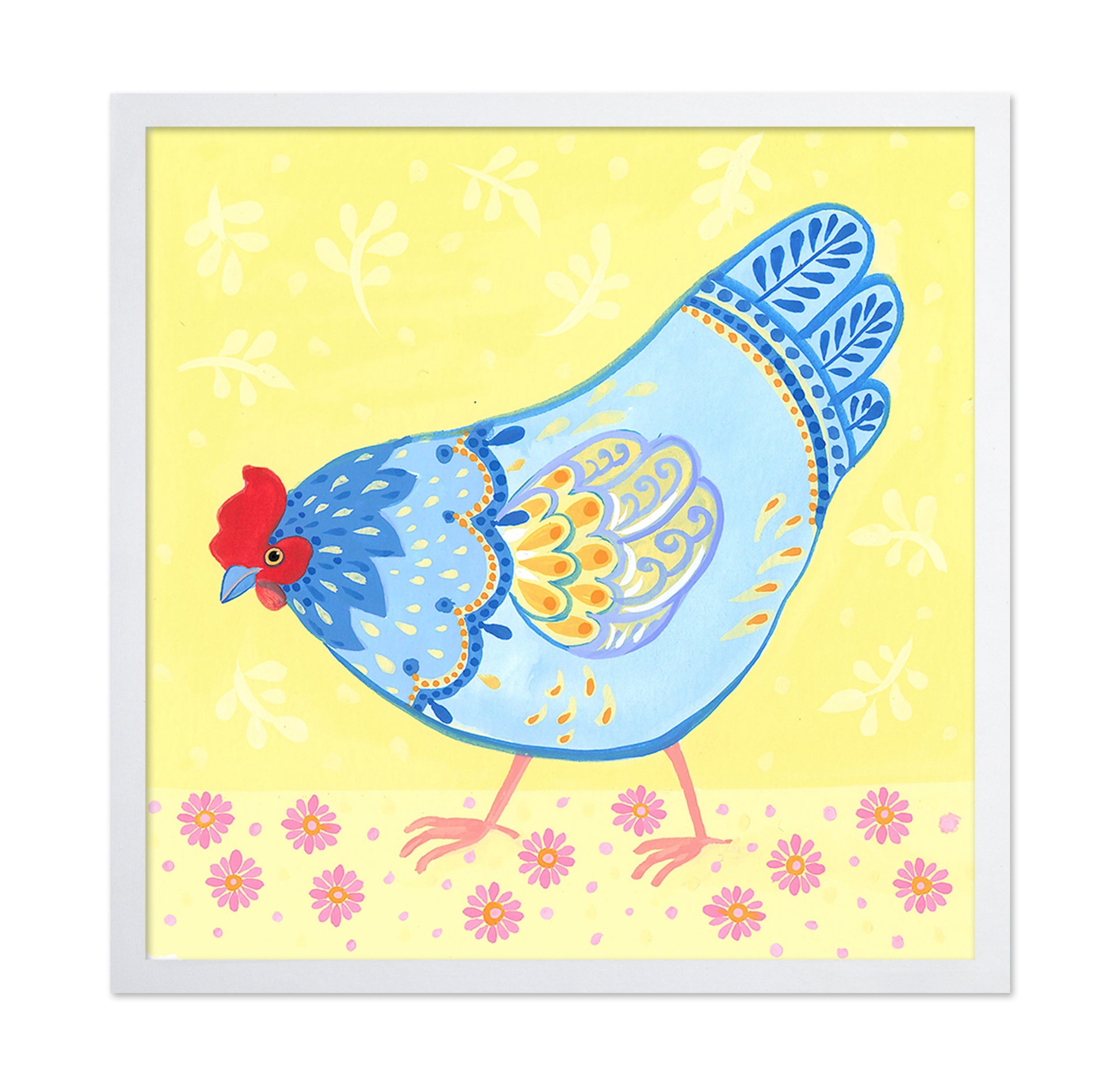 Colorful Hen Parade