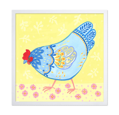 Colorful Hen Parade