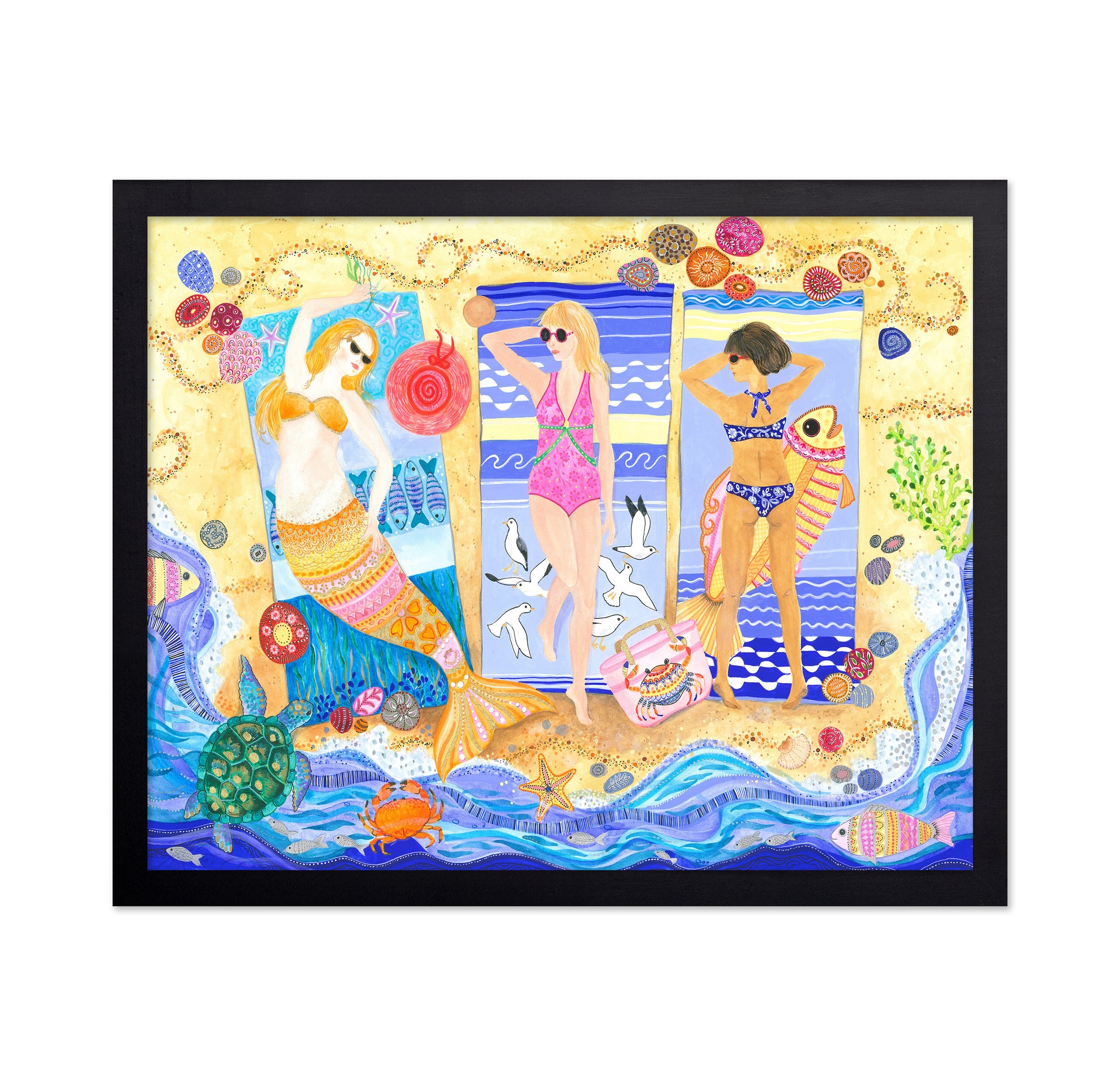 Colorful Beach Scene No1