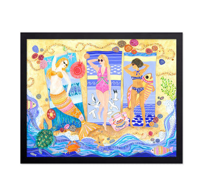 Colorful Beach Scene No1