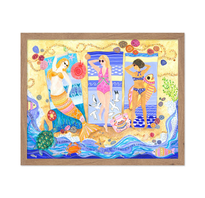 Colorful Beach Scene No1