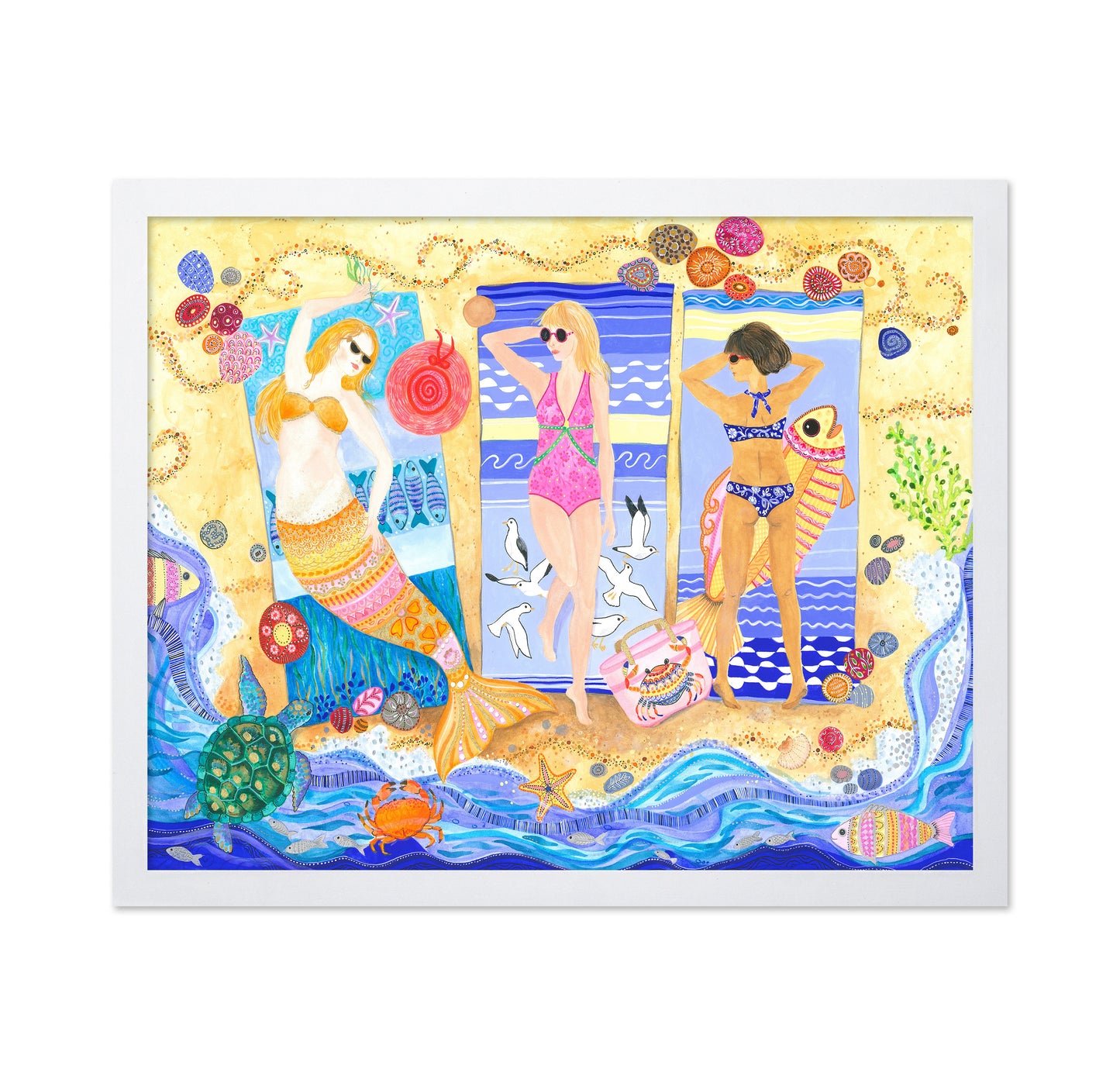 Colorful Beach Scene No1