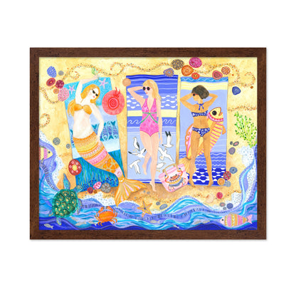 Colorful Beach Scene No1