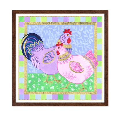 Colorful Chicken Abstract