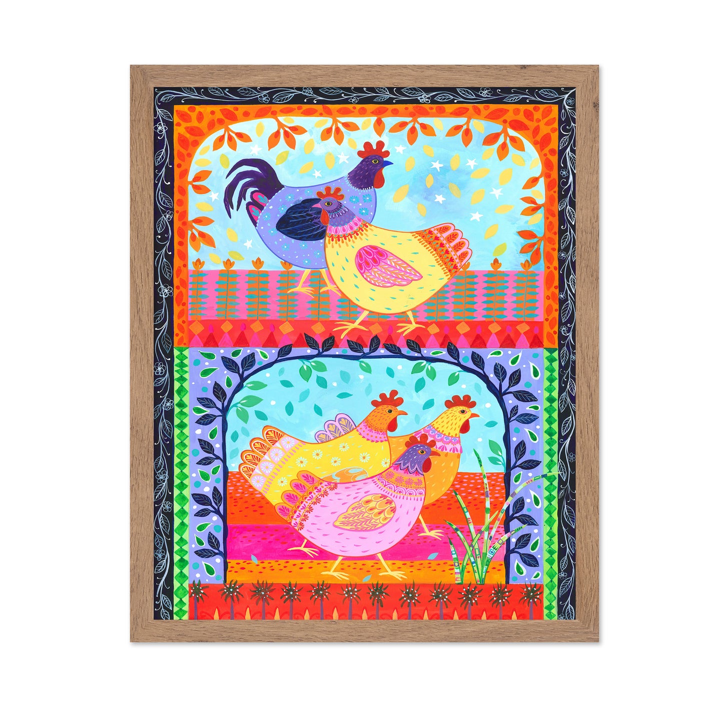 Colorful Chickens
