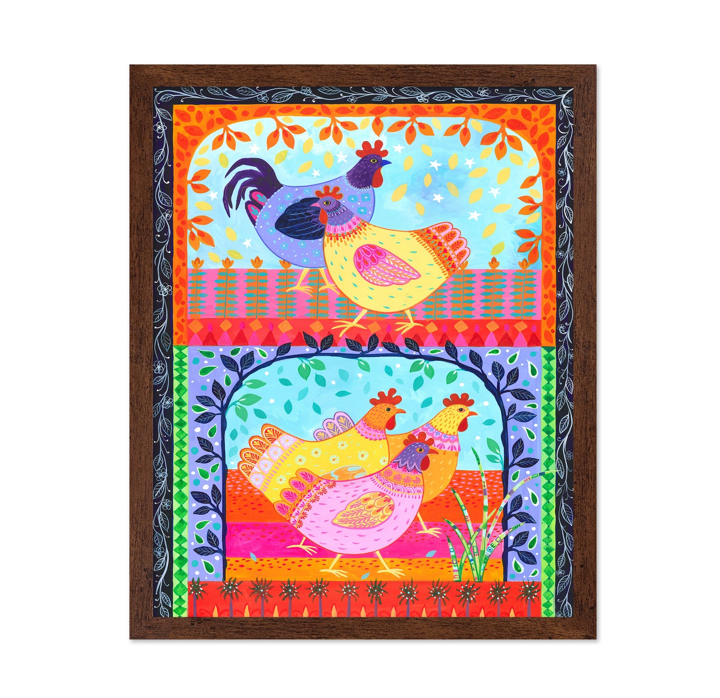Colorful Chickens