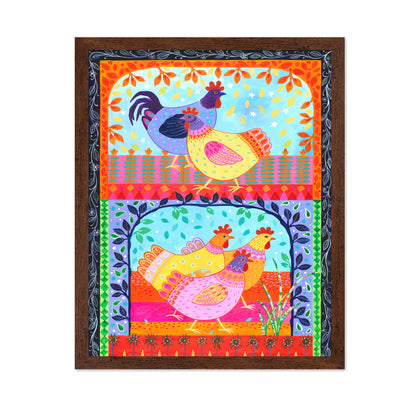 Colorful Chickens