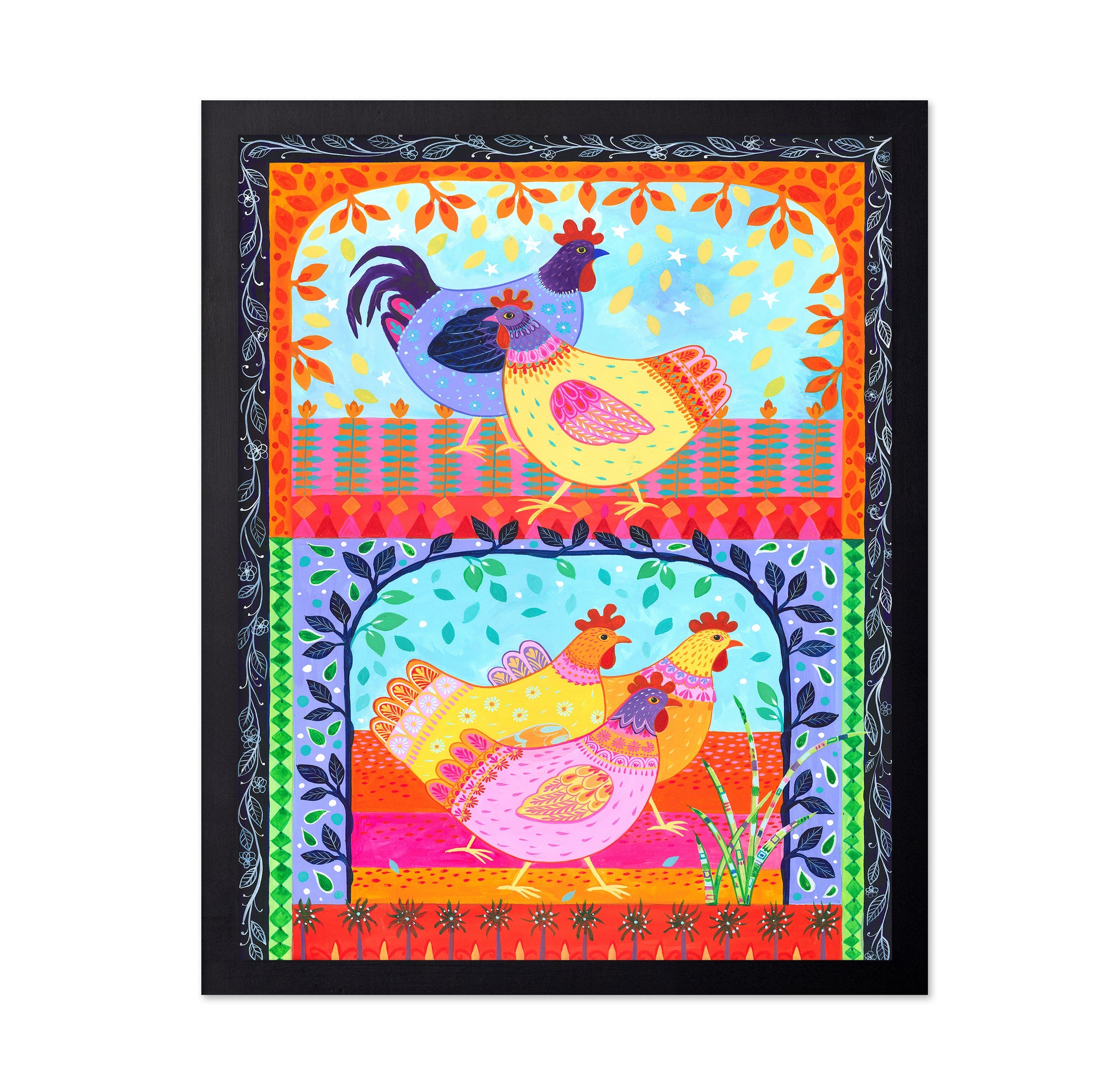 Colorful Chickens