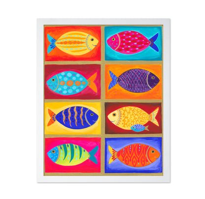 Colorful Fish Tiles