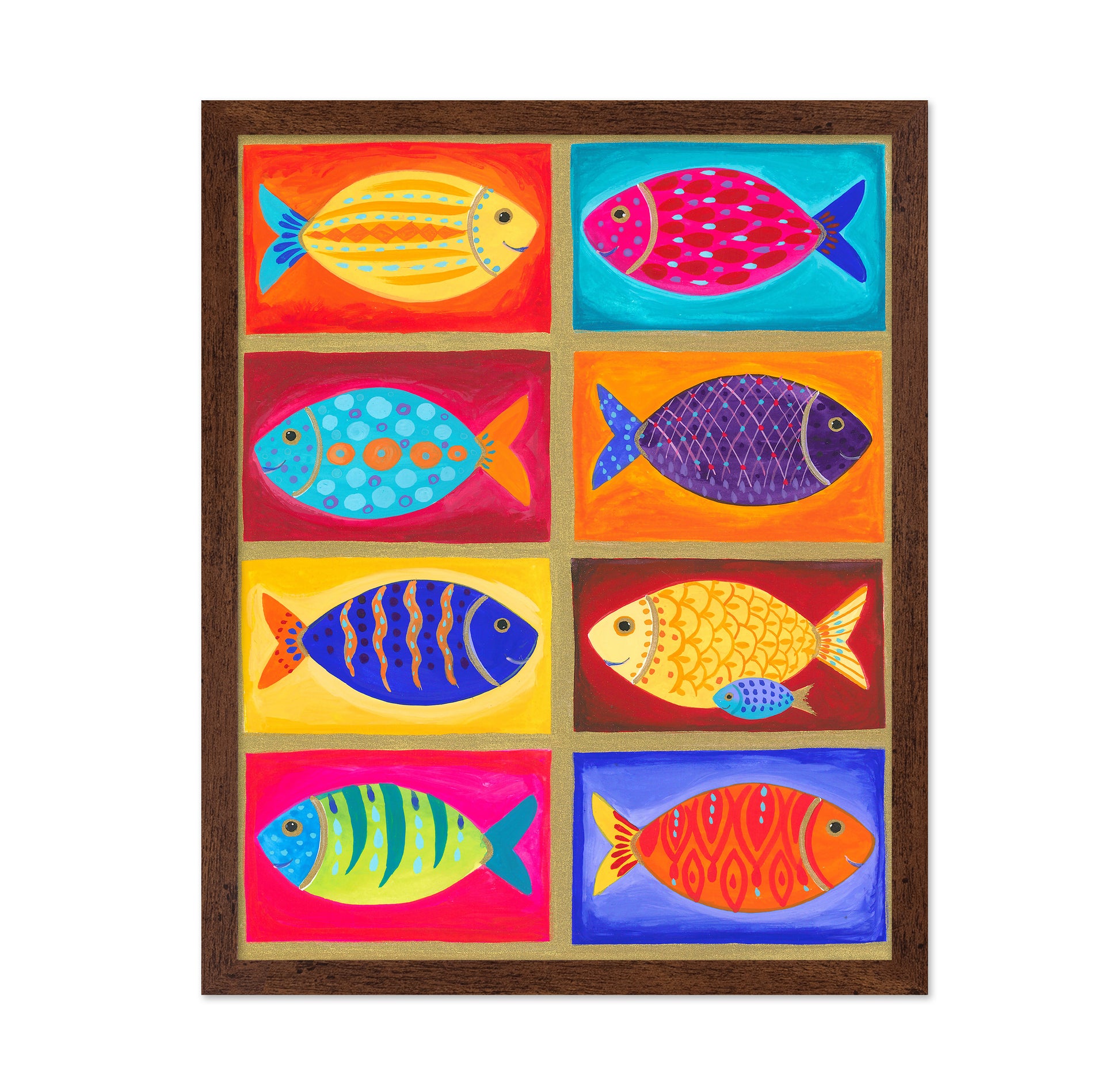 Colorful Fish Tiles