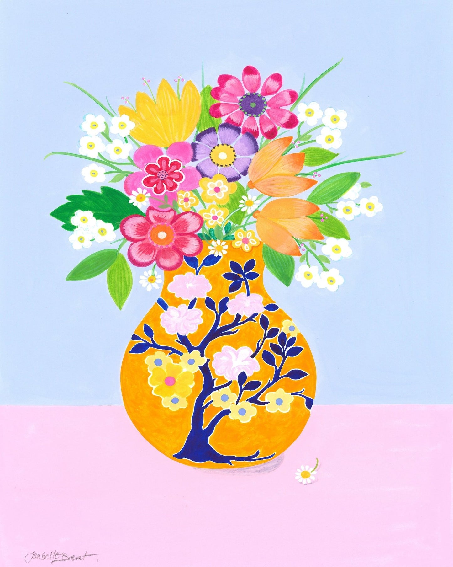 Floral Harmony Vase