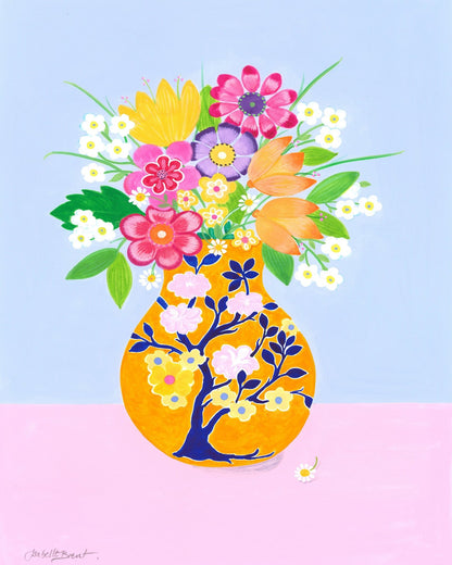 Floral Harmony Vase