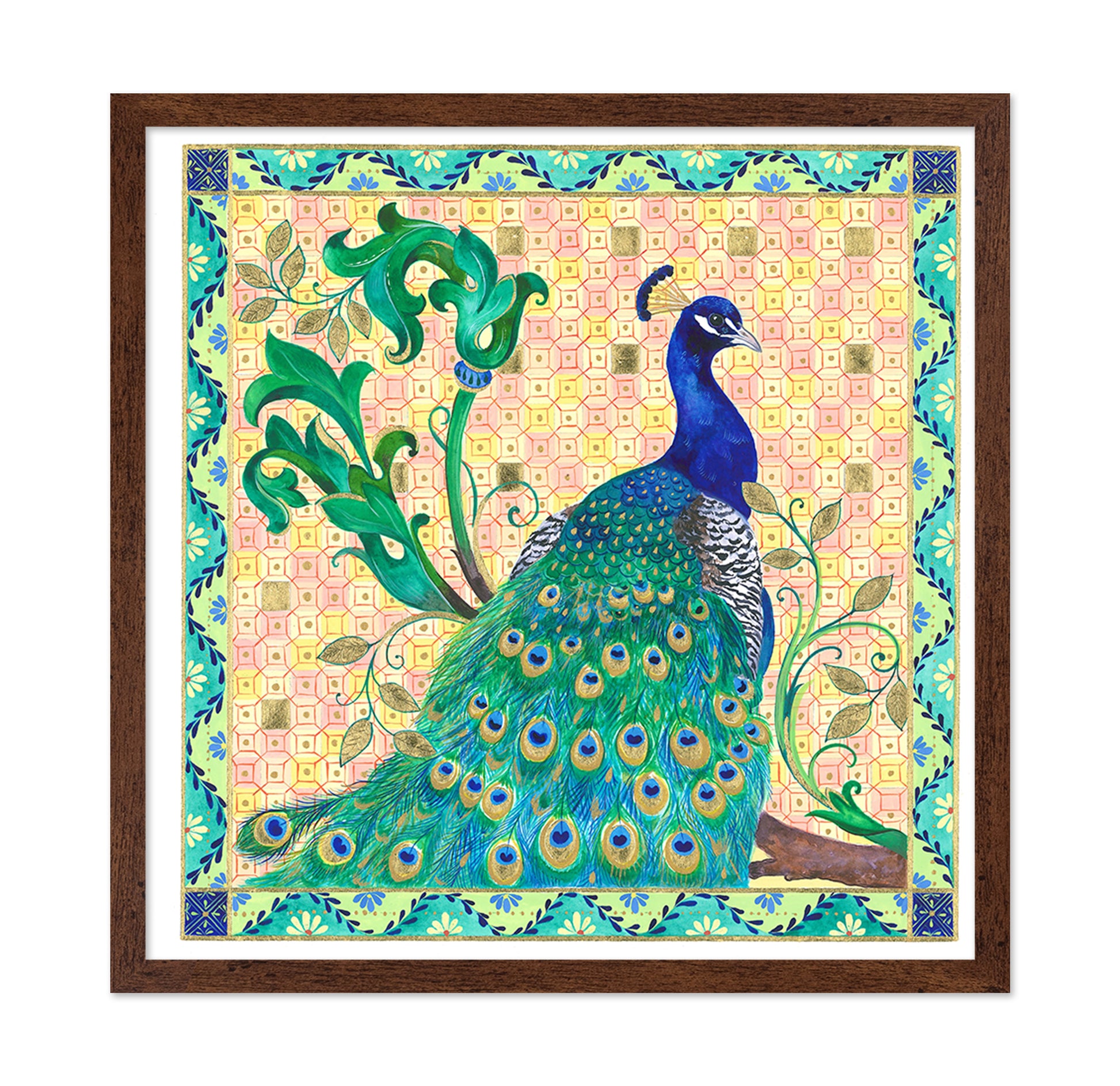 Florentine Peacock