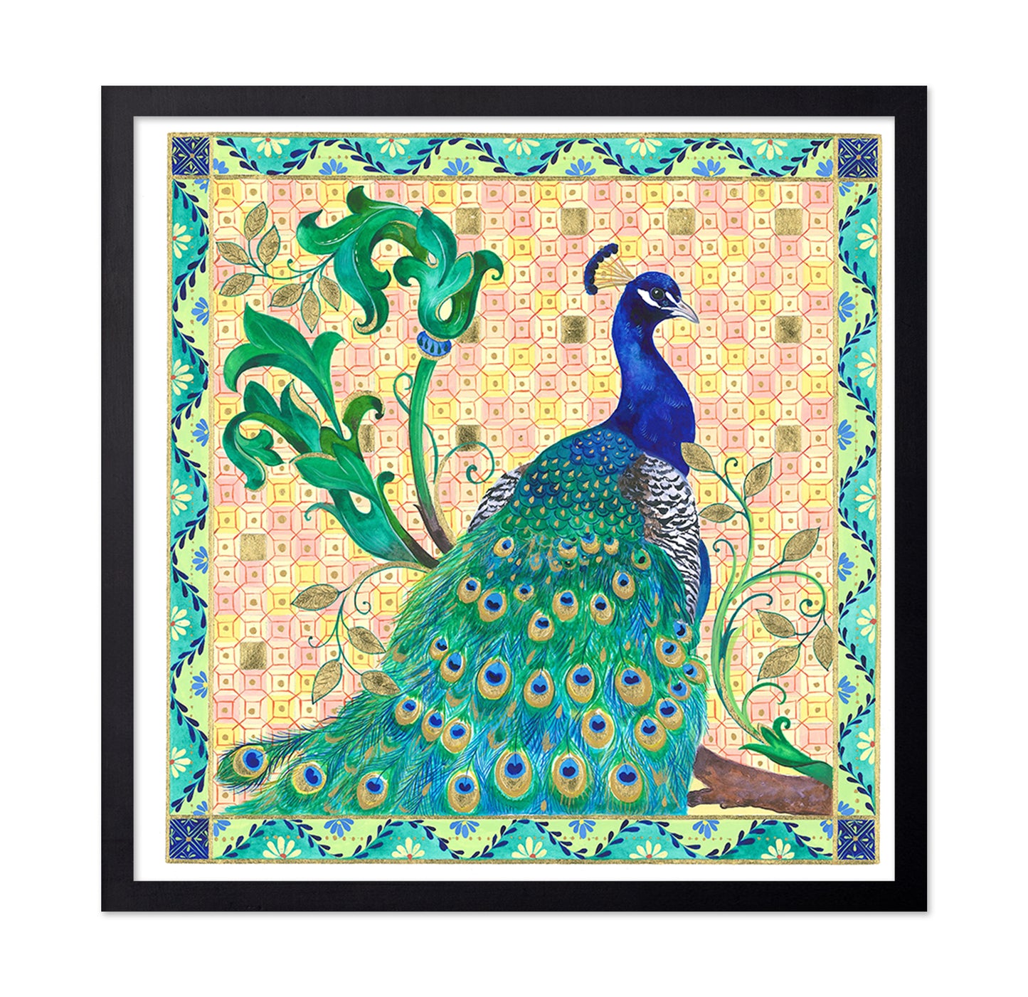Florentine Peacock