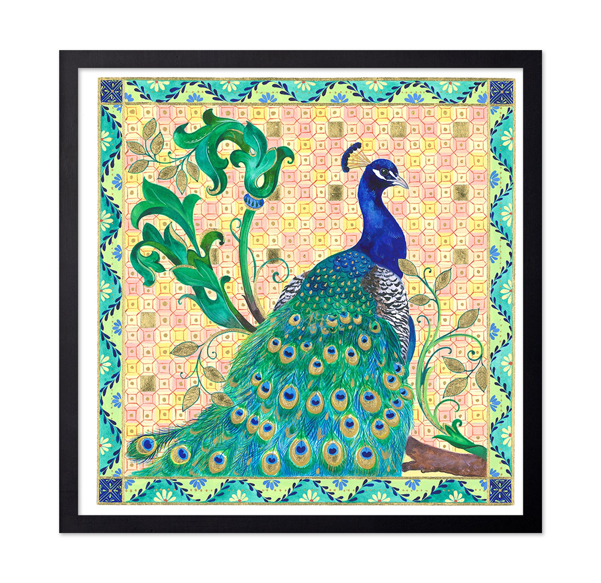 Florentine Peacock