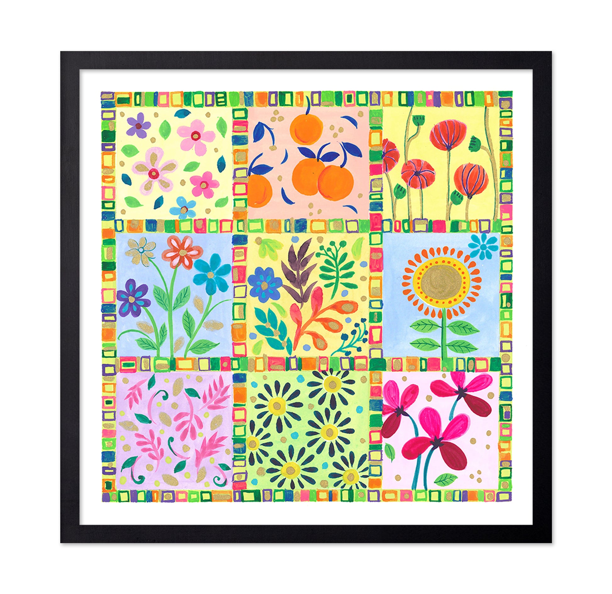 Flowers In A Basket