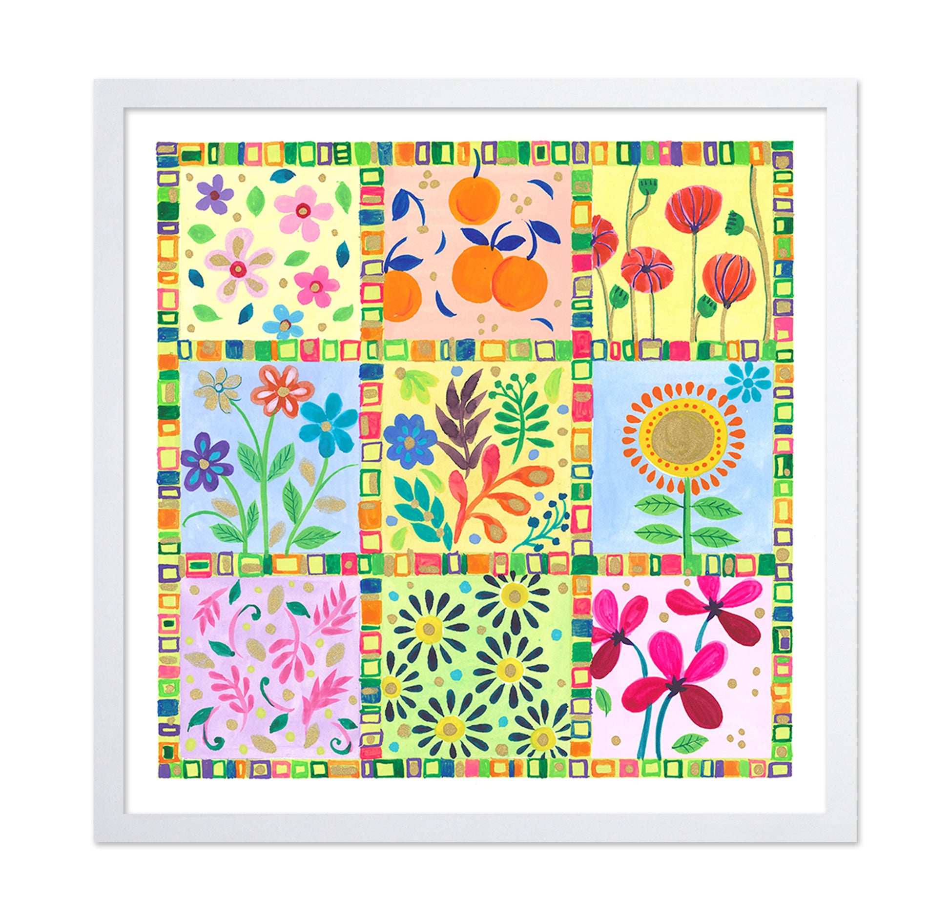Flowers In A Basket