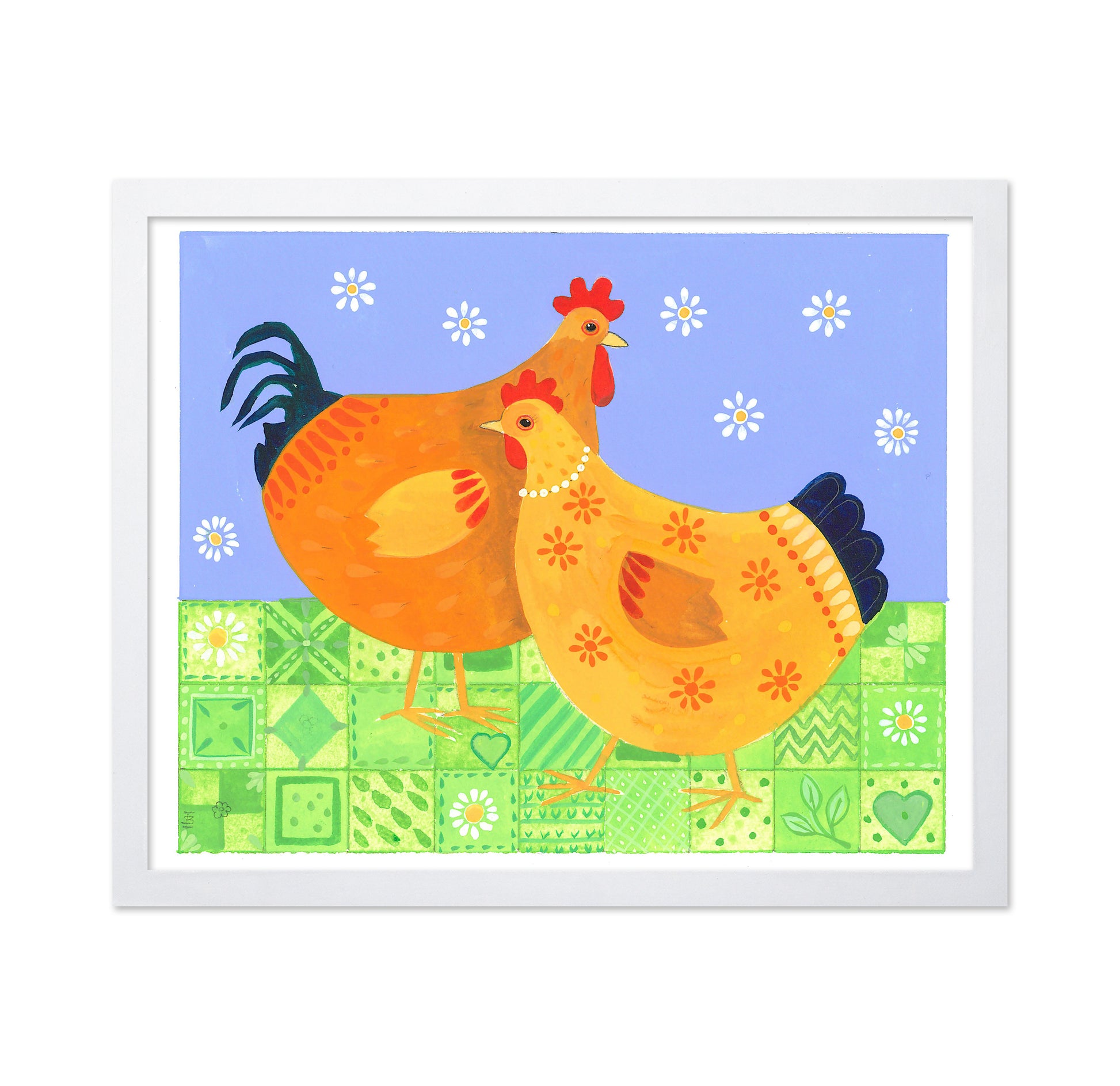 Hen And Cockerel