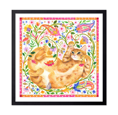 Paisley Ginger Cat