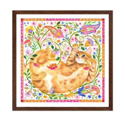 Paisley Ginger Cat