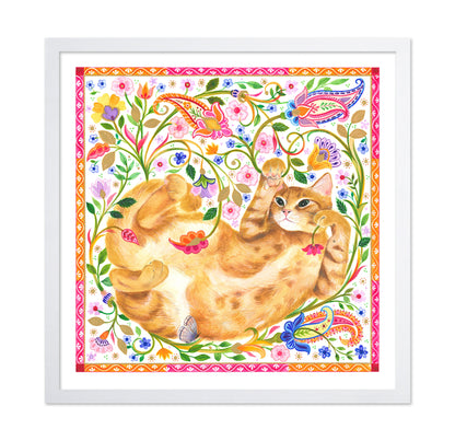 Paisley Ginger Cat